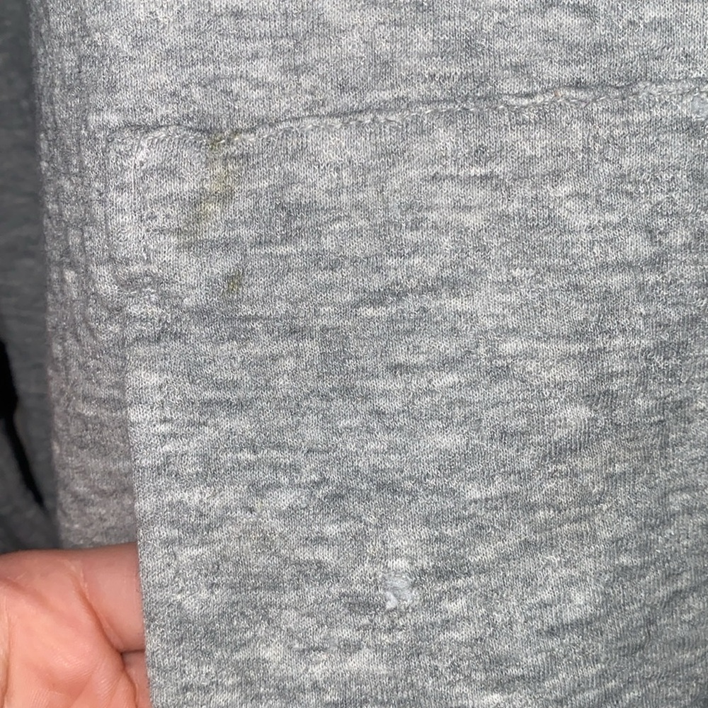🐆J. Jill | Pure Jill Gray Hooded Pullover with Kangaroo Pocket, 1/4 zip! - Picture 4 of 12